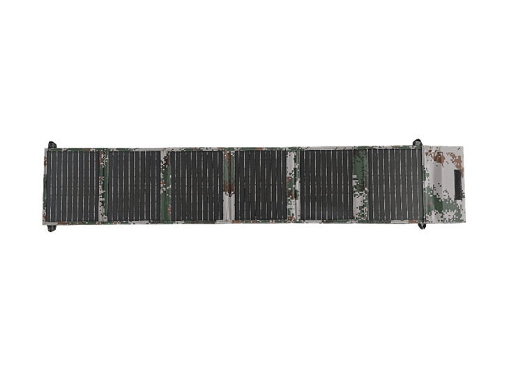 45W 6 sulankstomas kamufliažo sulankstomas saulės skydelis